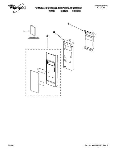 Control panel parts