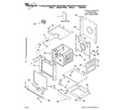 Whirlpool RBD245PRT02 lower oven parts diagram