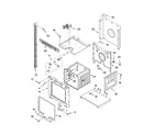 Whirlpool RBD245PRB02 upper oven parts diagram