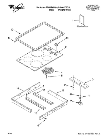 Cooktop parts