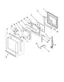 Oven door parts