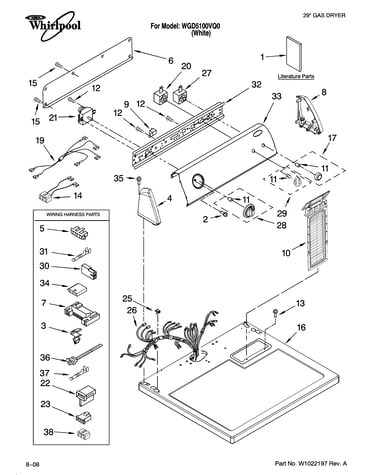Top and console parts