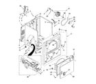 Whirlpool WGD5100VQ0 cabinet parts diagram