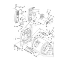 Whirlpool WGD5100VQ0 bulkhead parts diagram