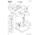Whirlpool WGD5200VQ0 top and console parts diagram