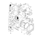Whirlpool WGD6600VU1 bulkhead parts diagram