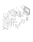 Oven door parts