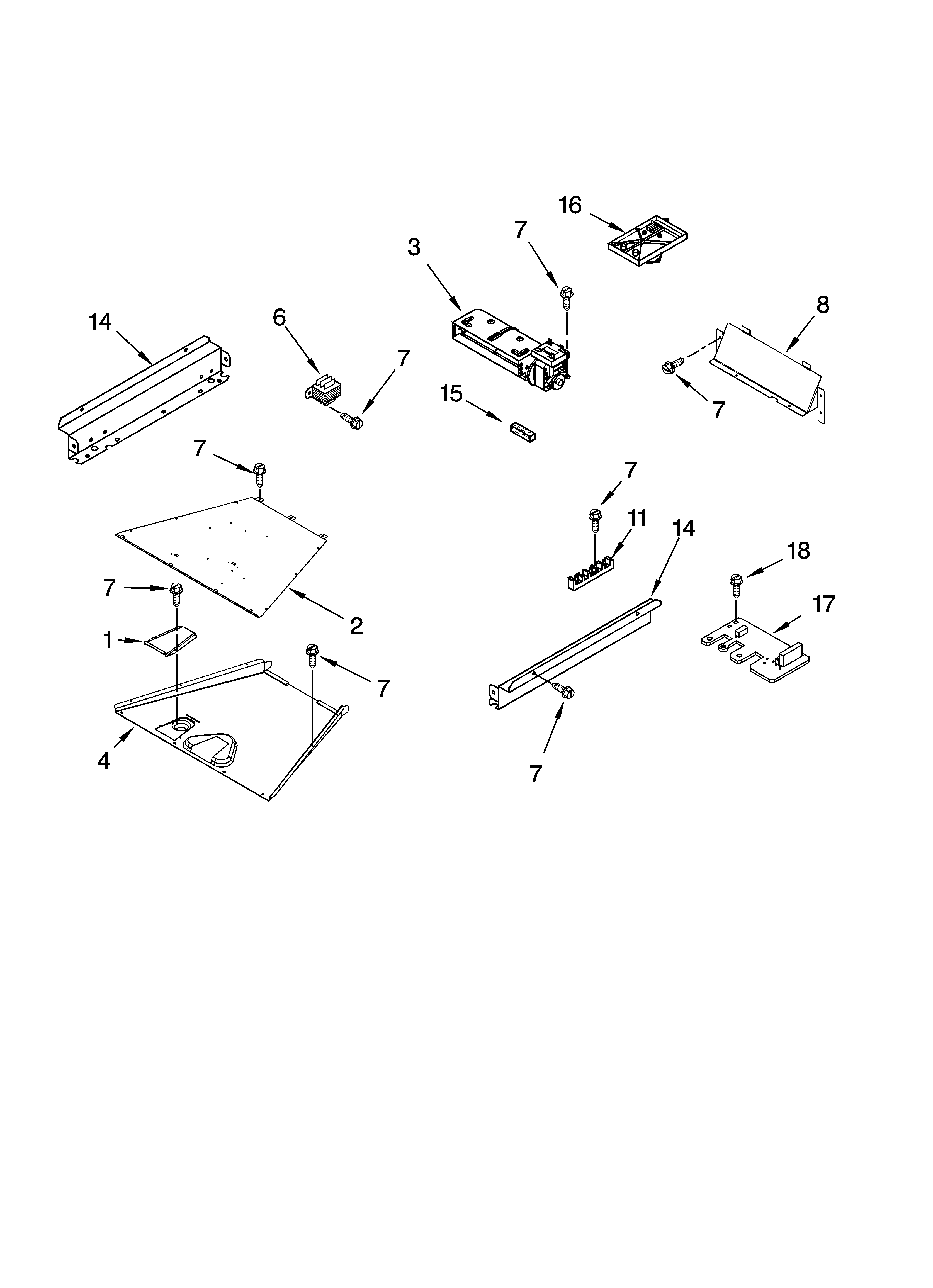 Top venting parts