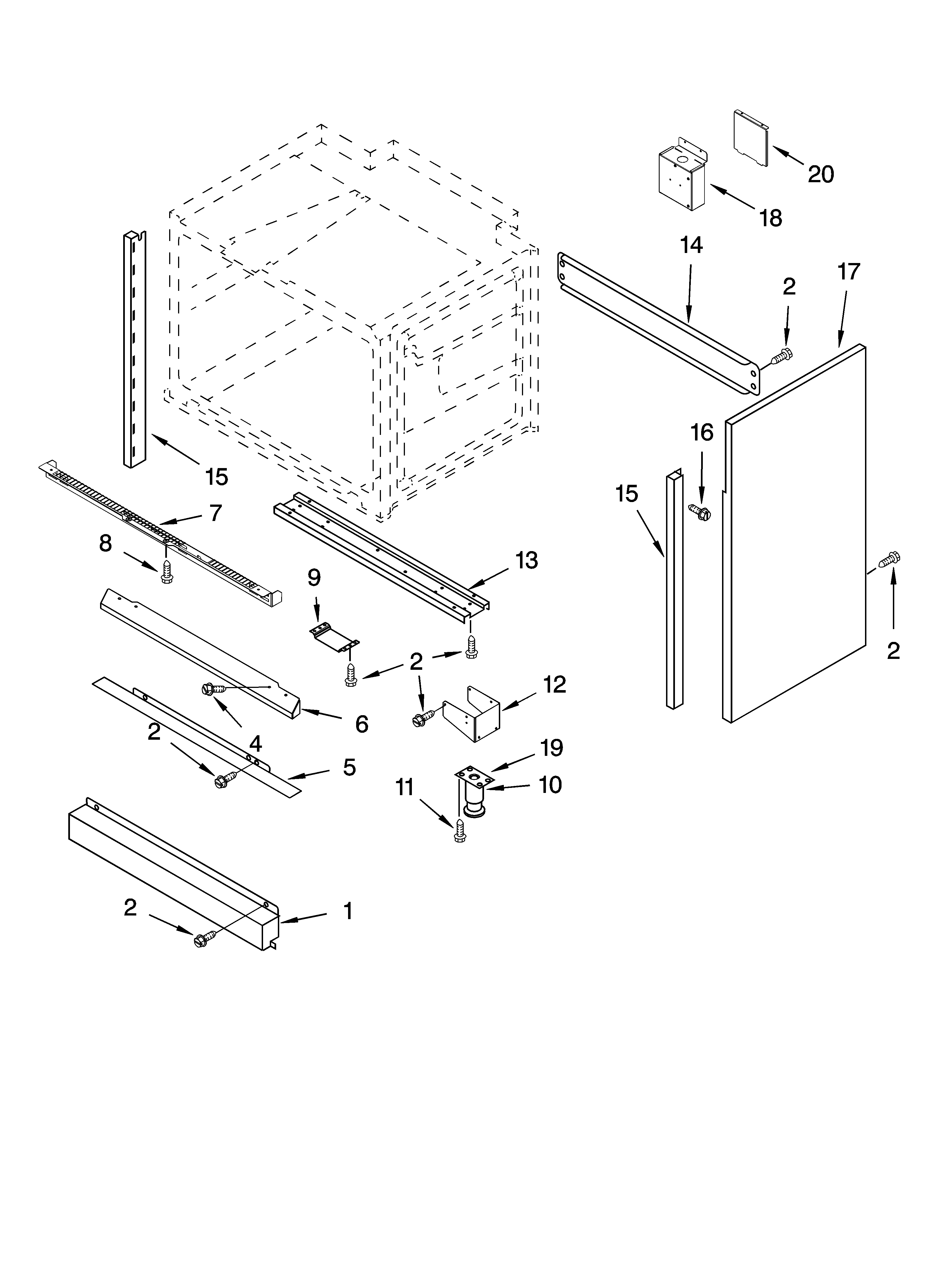 Chassis parts, optional parts