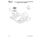 Whirlpool YRF115LXVQ0 cooktop parts diagram