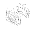 Whirlpool YRF115LXVQ0 control panel parts diagram