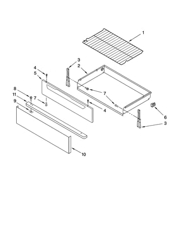 Drawer & broiler parts