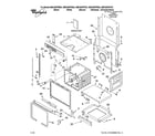 Whirlpool GMC305PRB03 oven parts diagram