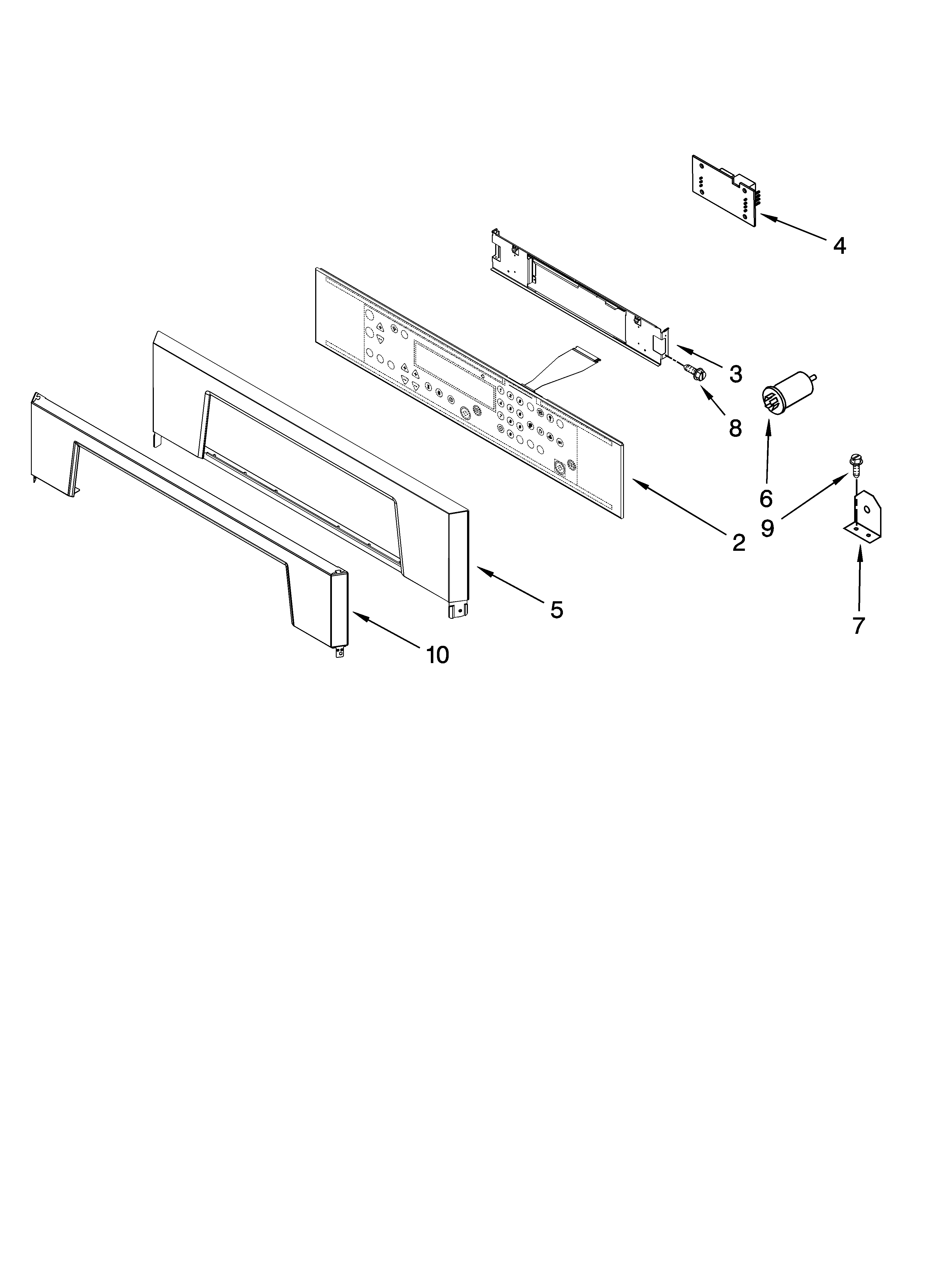 Control panel parts