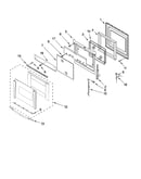 Oven door parts