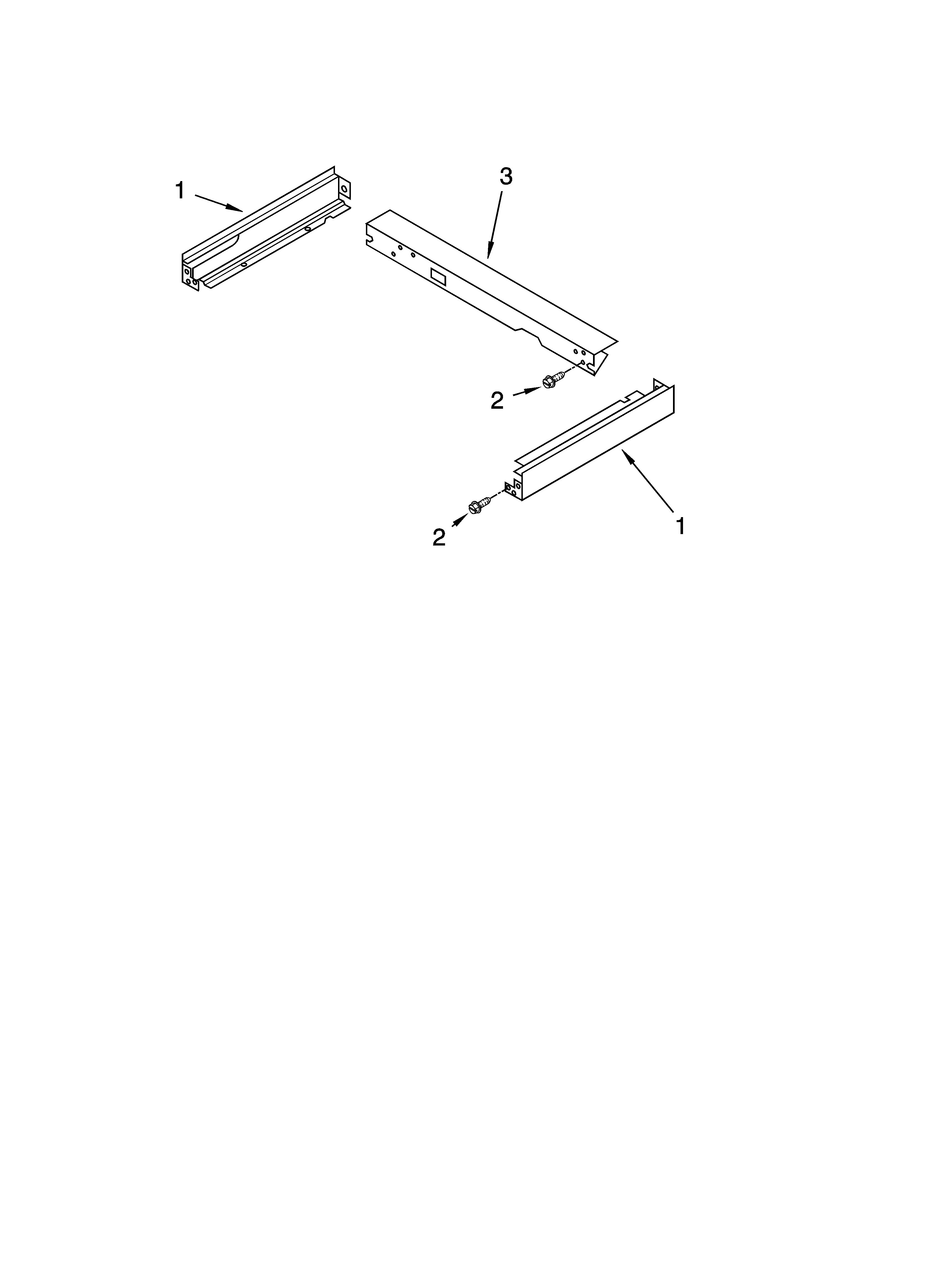 Microwave compartment parts