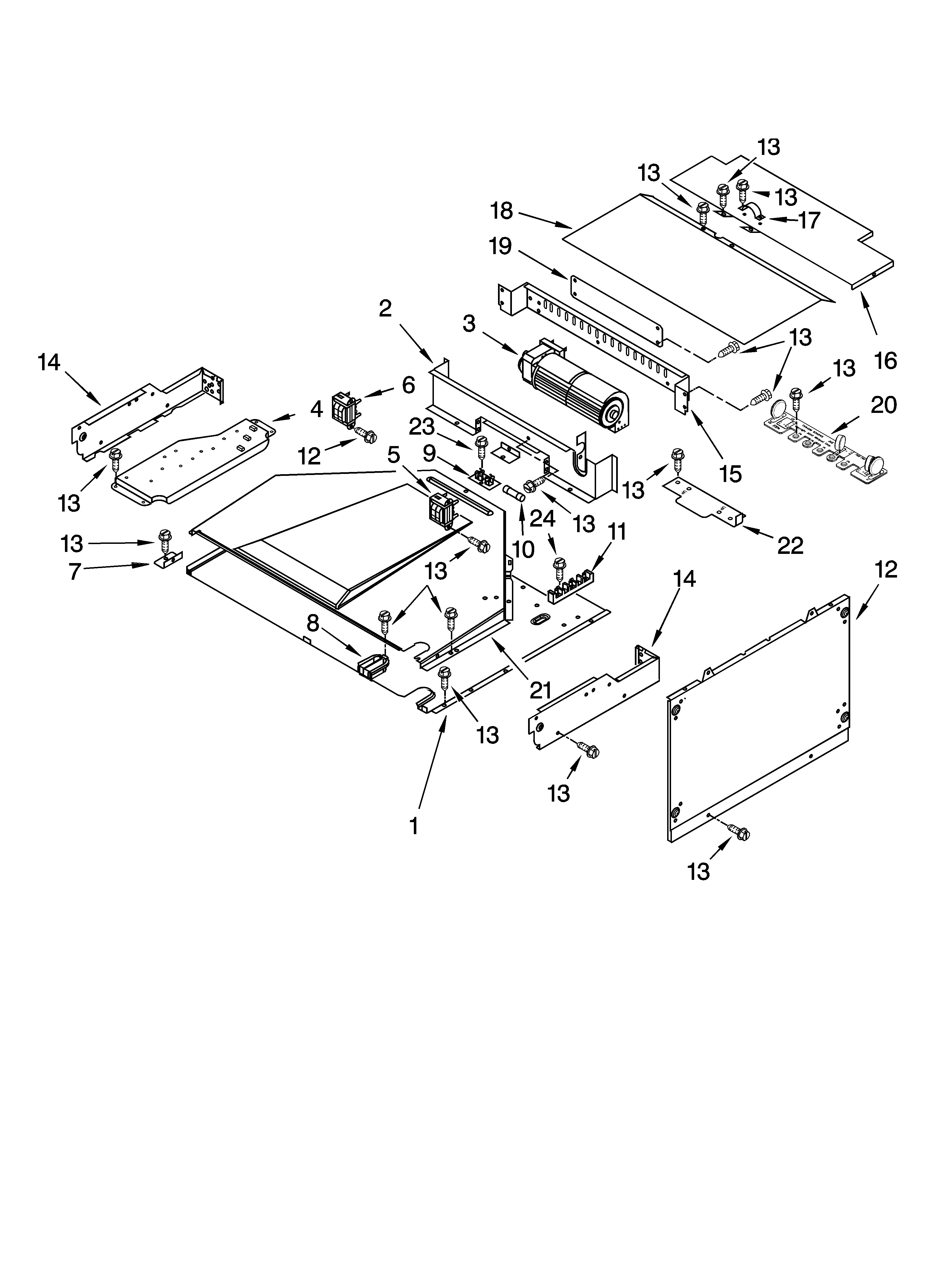 Top venting parts, optional parts