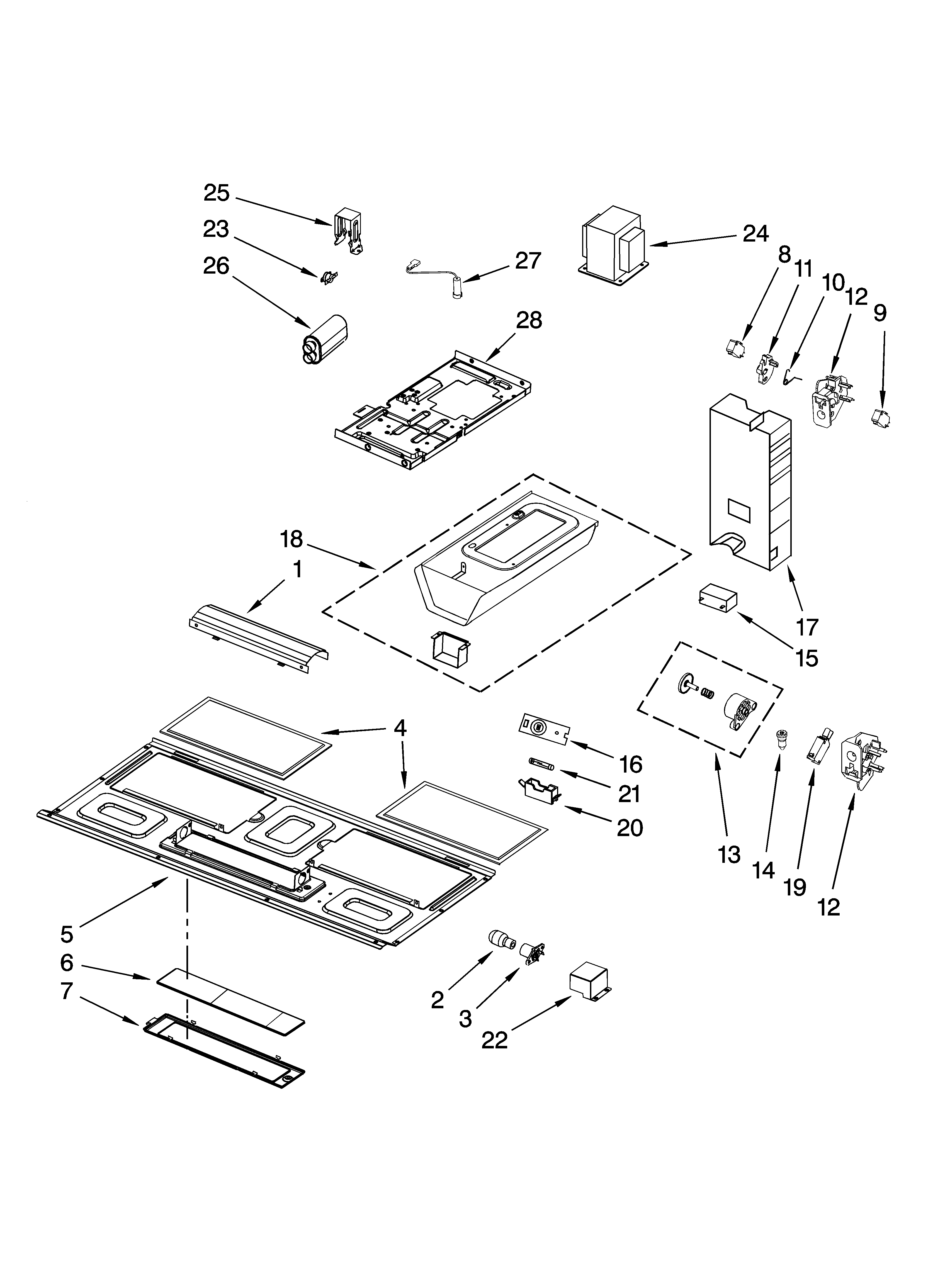 Interior and ventilation parts