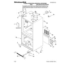 KitchenAid KBFS20EVBL00 cabinet parts diagram