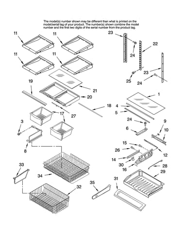 Shelf parts