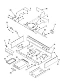 Burner box, gas valves, and switches, optional parts