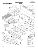 Cooktop, burner and grate parts