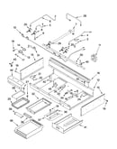 Burner box, gas valves, and switches, optional parts