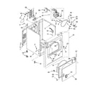 Whirlpool 4PWED5905SG0 cabinet parts diagram