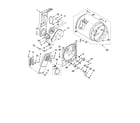 Whirlpool 4PWED5905SG0 bulkhead parts, optional parts (not included) diagram