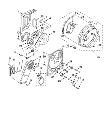 Bulkhead parts, optional parts (not included)