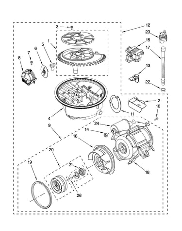 Pump and motor parts