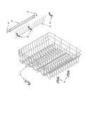 Upper rack and track parts