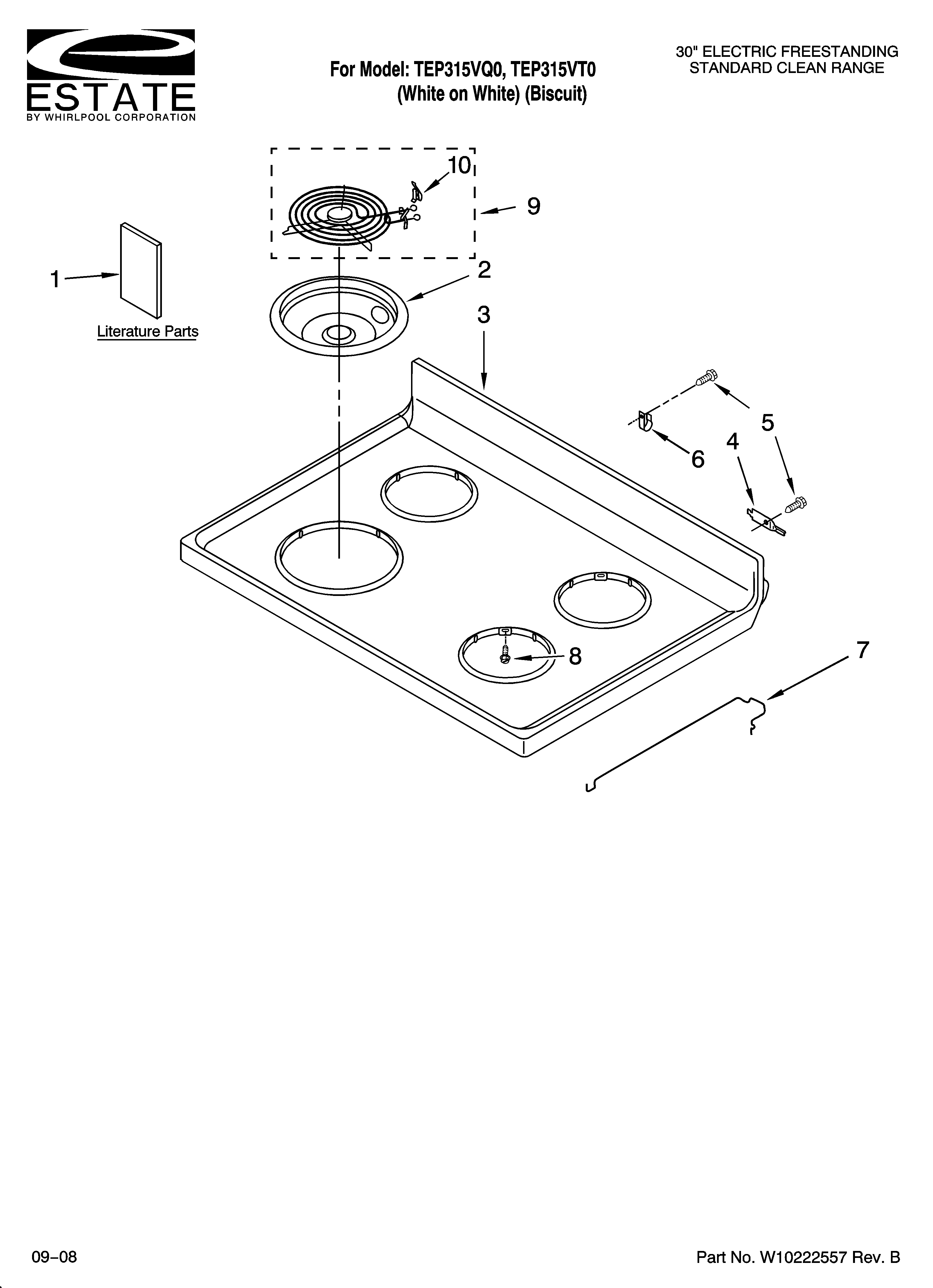 Cooktop parts