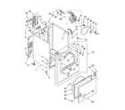 Maytag 4KMED5900TW0 cabinet parts diagram