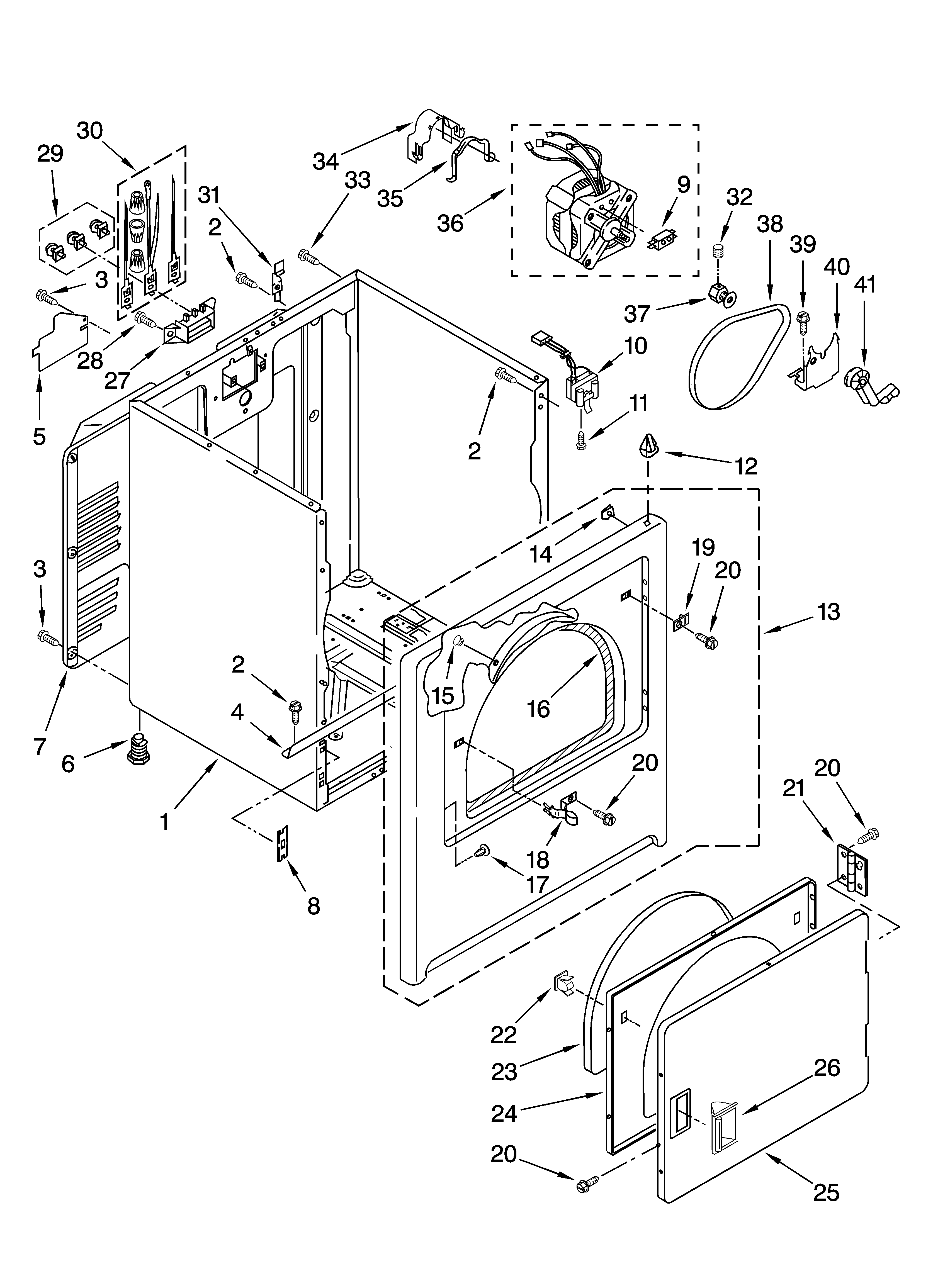 Cabinet parts