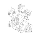 Maytag 4KMED5900TW0 bulkhead parts, optional parts (not included) diagram