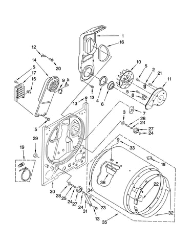 Bulkhead parts, optional parts (not included)