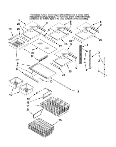 Shelf parts