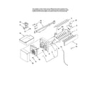 Amana ABB1922FED10 icemaker parts, optional parts (not included) diagram