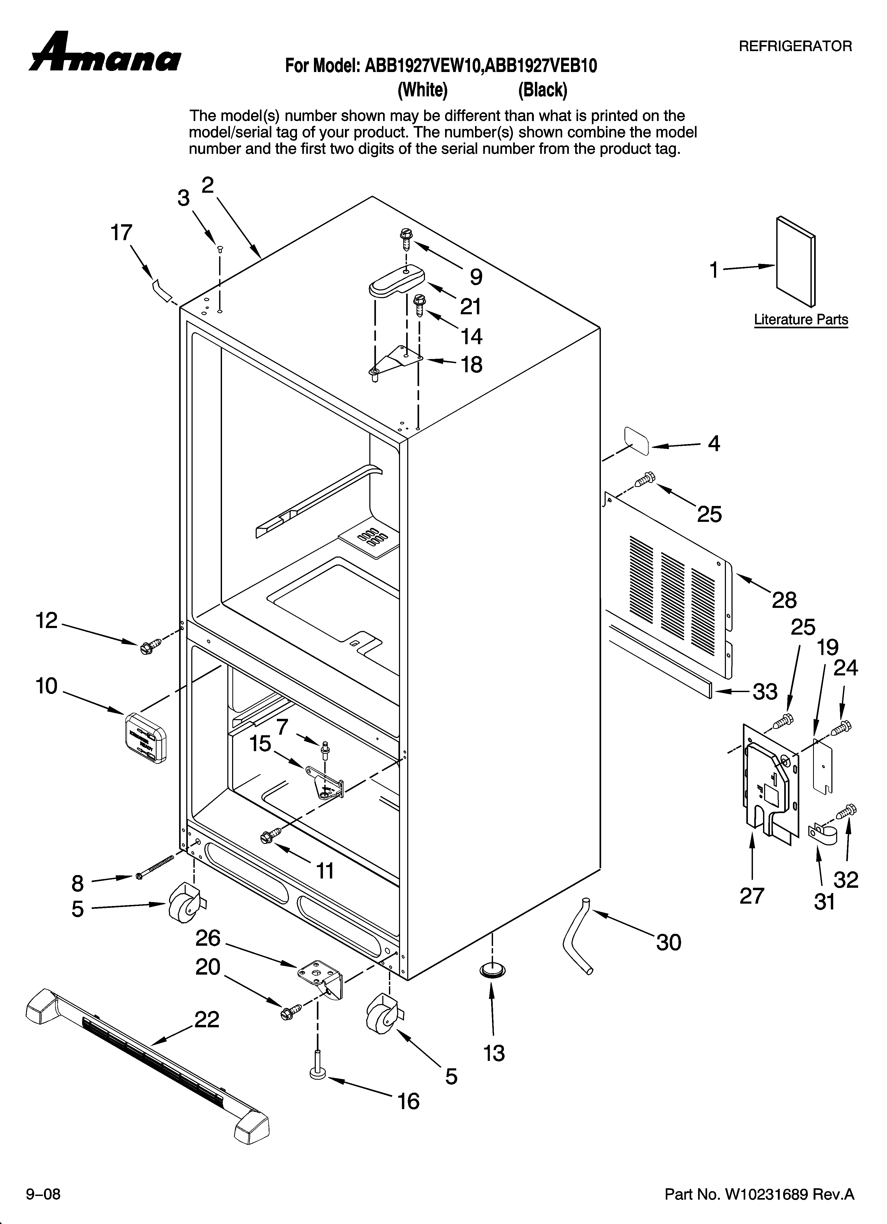 CABINET PARTS