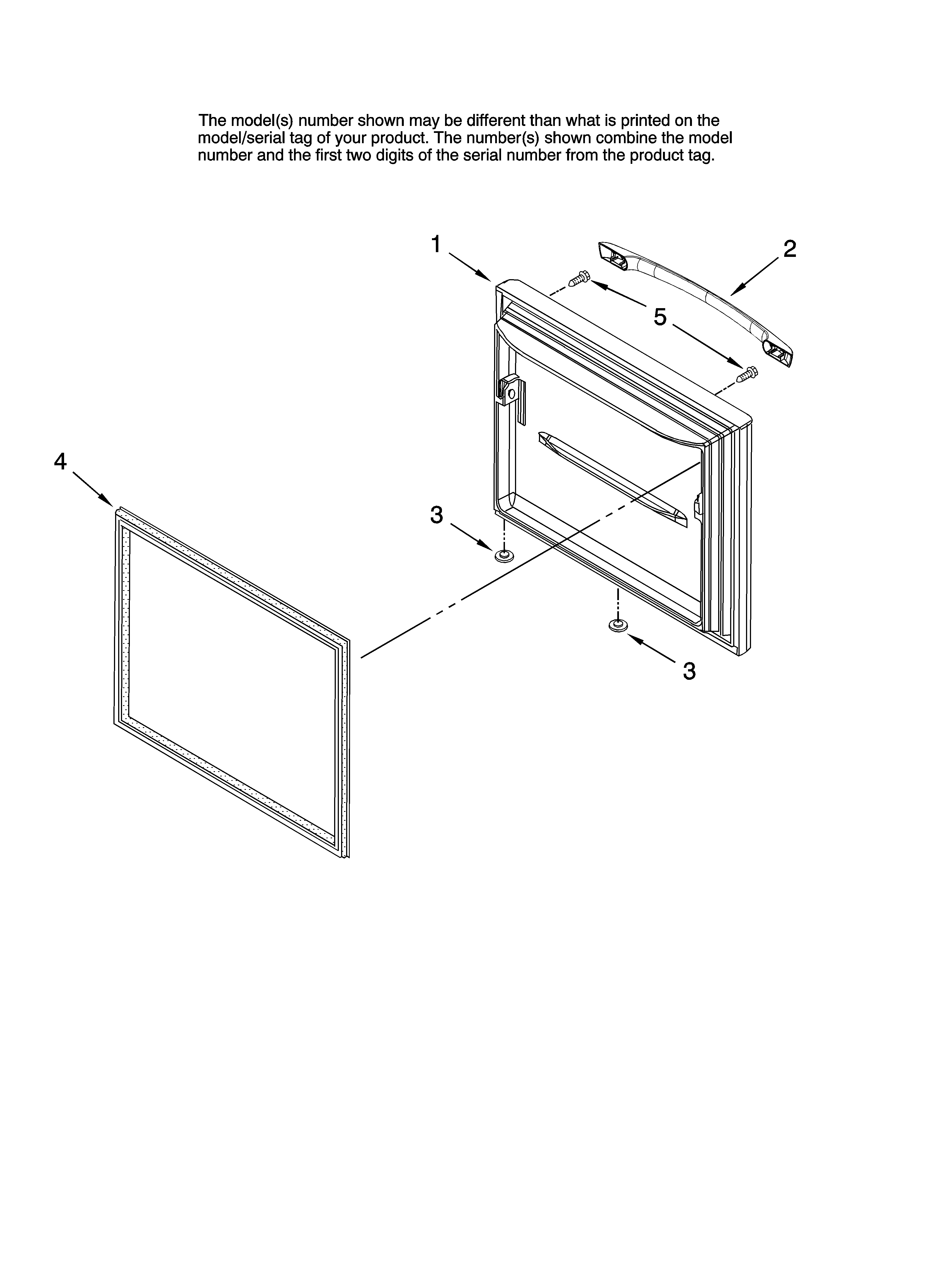 FREEZER DOOR PARTS