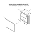 Freezer door parts