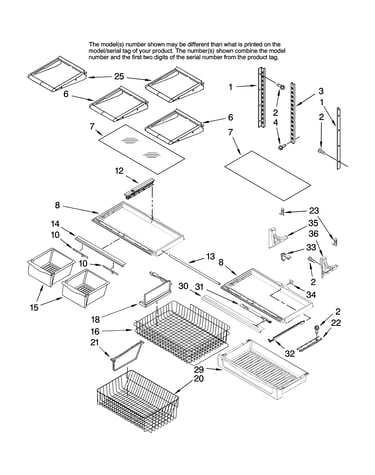 Shelf parts