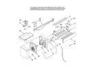 Amana ABB2227VEB10 icemaker parts, optional parts (not included) diagram