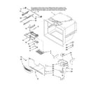 Amana ABL1927VES10 freezer liner parts diagram