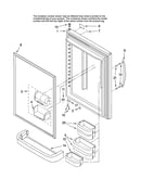 Refrigerator door parts