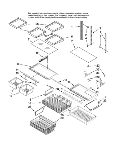 Shelf parts