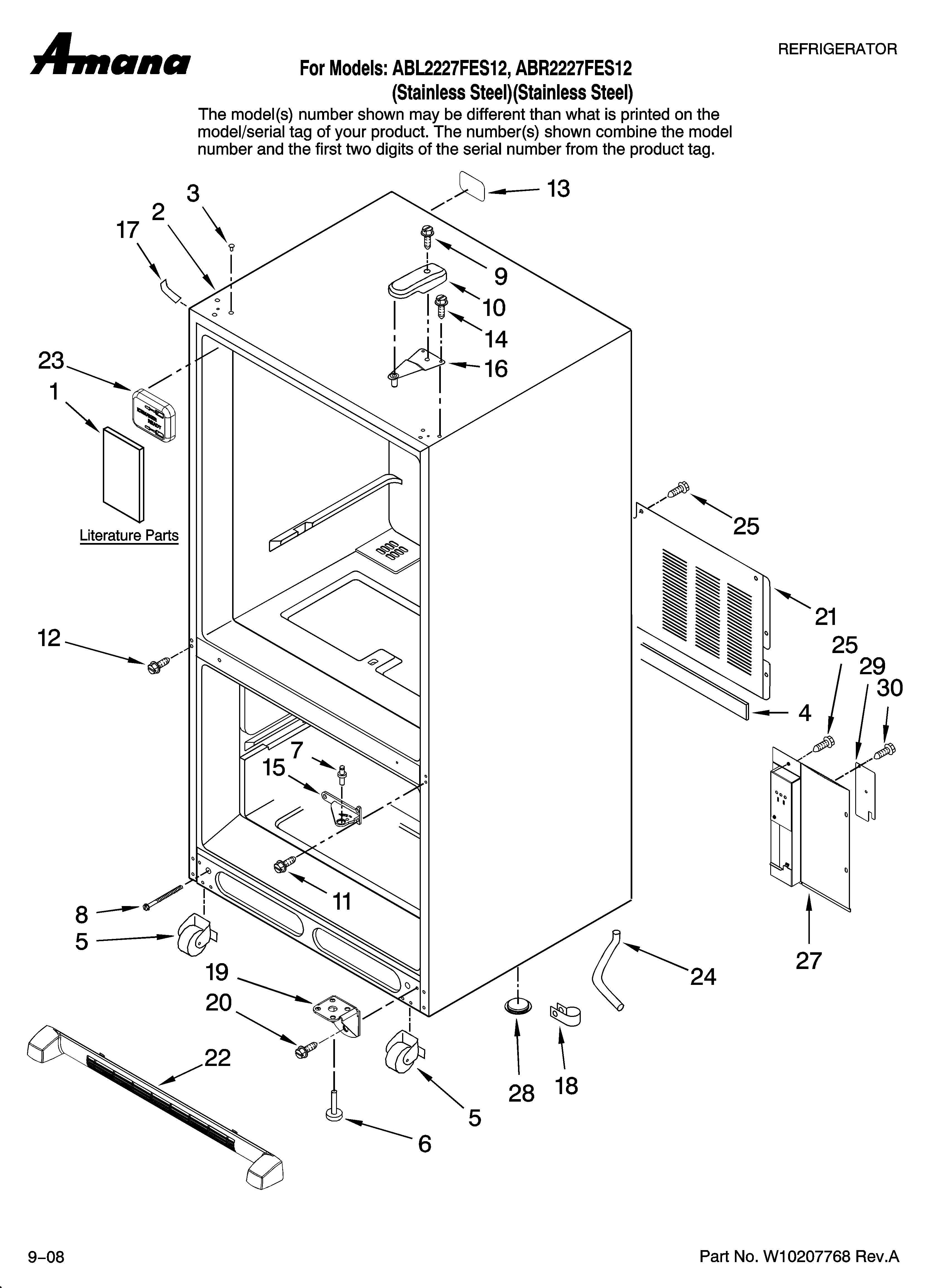 Cabinet parts