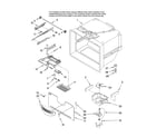Amana ABR2227FES12 freezer liner parts diagram