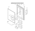 Amana ABR2227FES12 refrigerator door parts diagram
